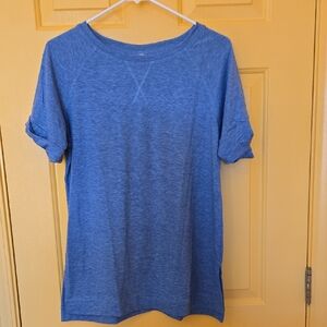 Women's Blue Short Sleeve Tee